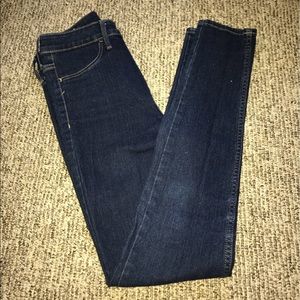 Skinny high waisted ankle jeans
